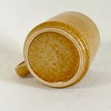 Vintage mug in speckled beige sandstone