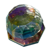 Diamond-shaped paperweight