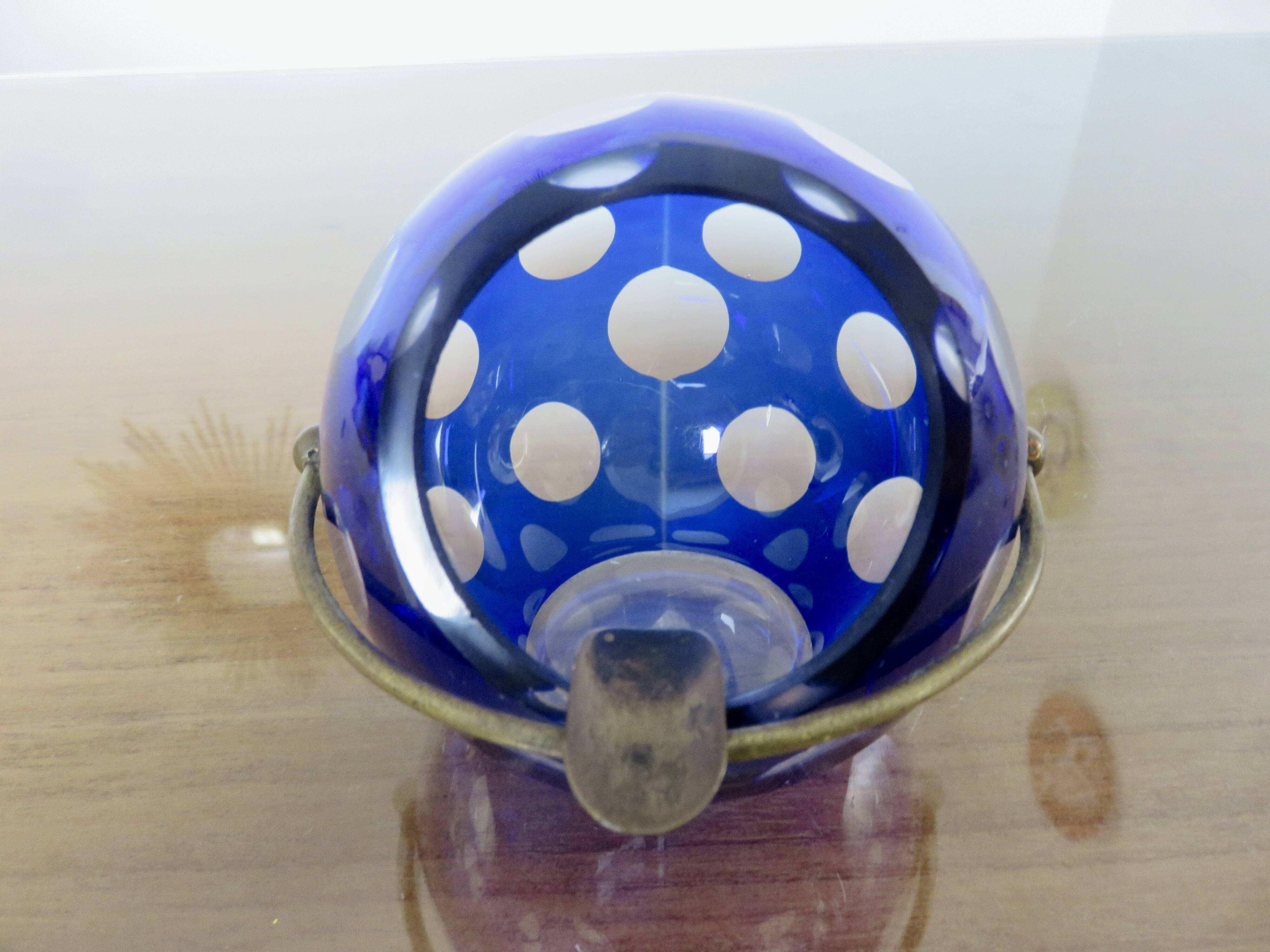 Crystal ashtray by Marita Voigt for HARZKRISTALL, 1970