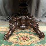 Louis XIII style dining table. Oak.