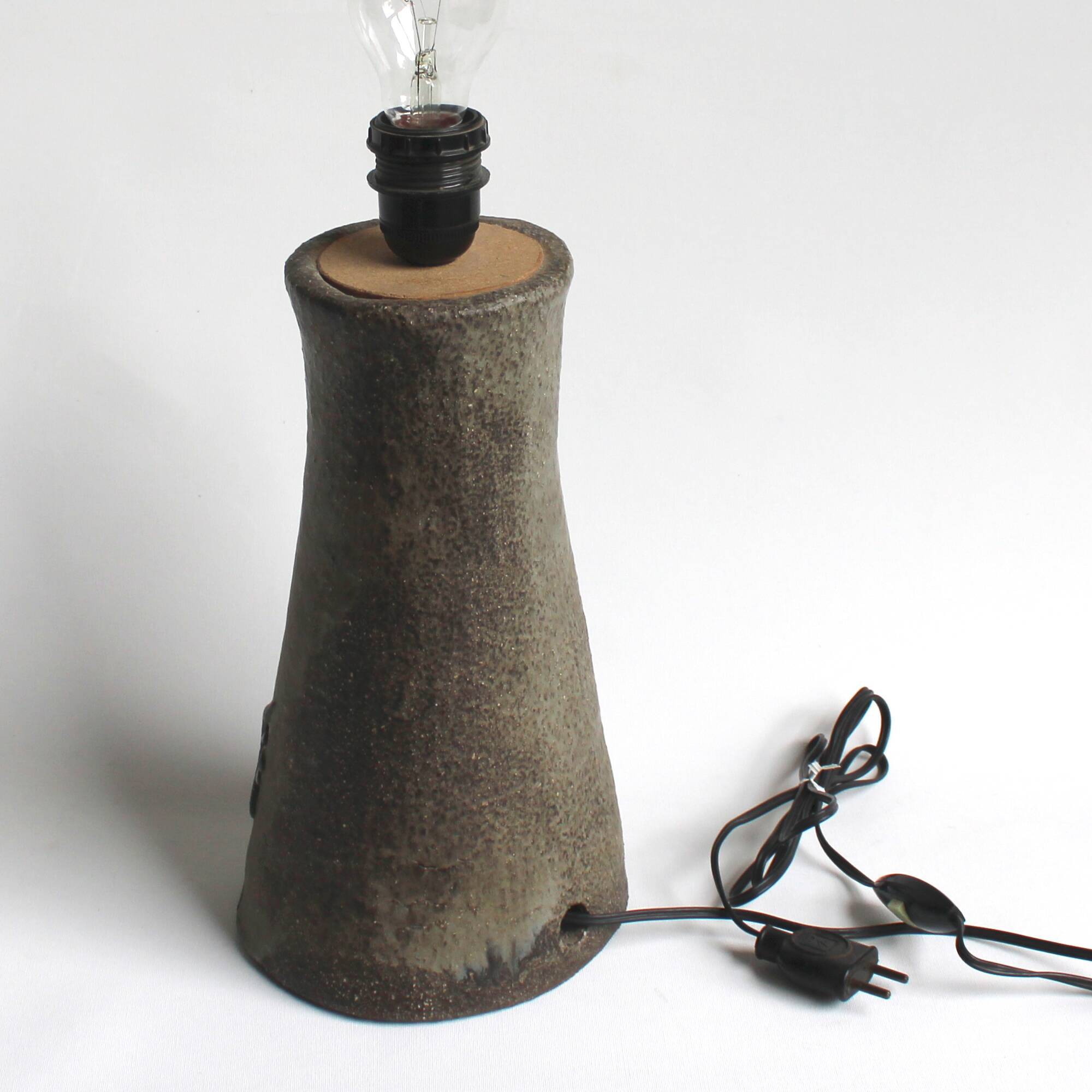 Vintage ceramic table lamp by Dour - M.-H. Battle - Belgium