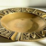 CENDRIER Signes du Zodiaque BRONZE Vintage
