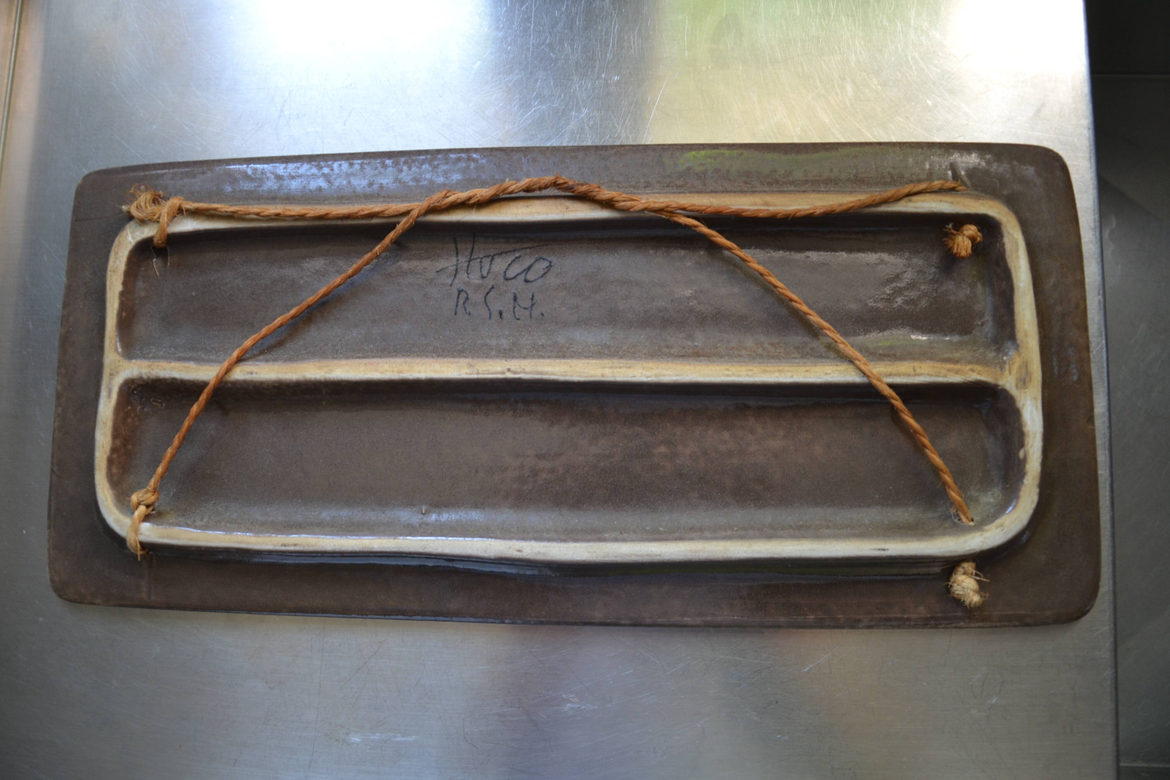 Decorative plate/trivet by Bruno Hugo RSM