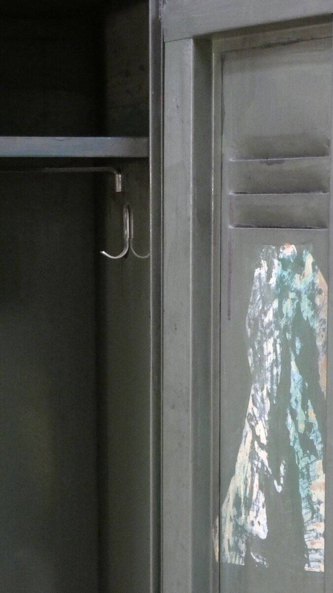 Vintage military metal cabinet from Officina Di Ricerca, Italy, 1960s.