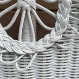 Vintage rattan children's bench