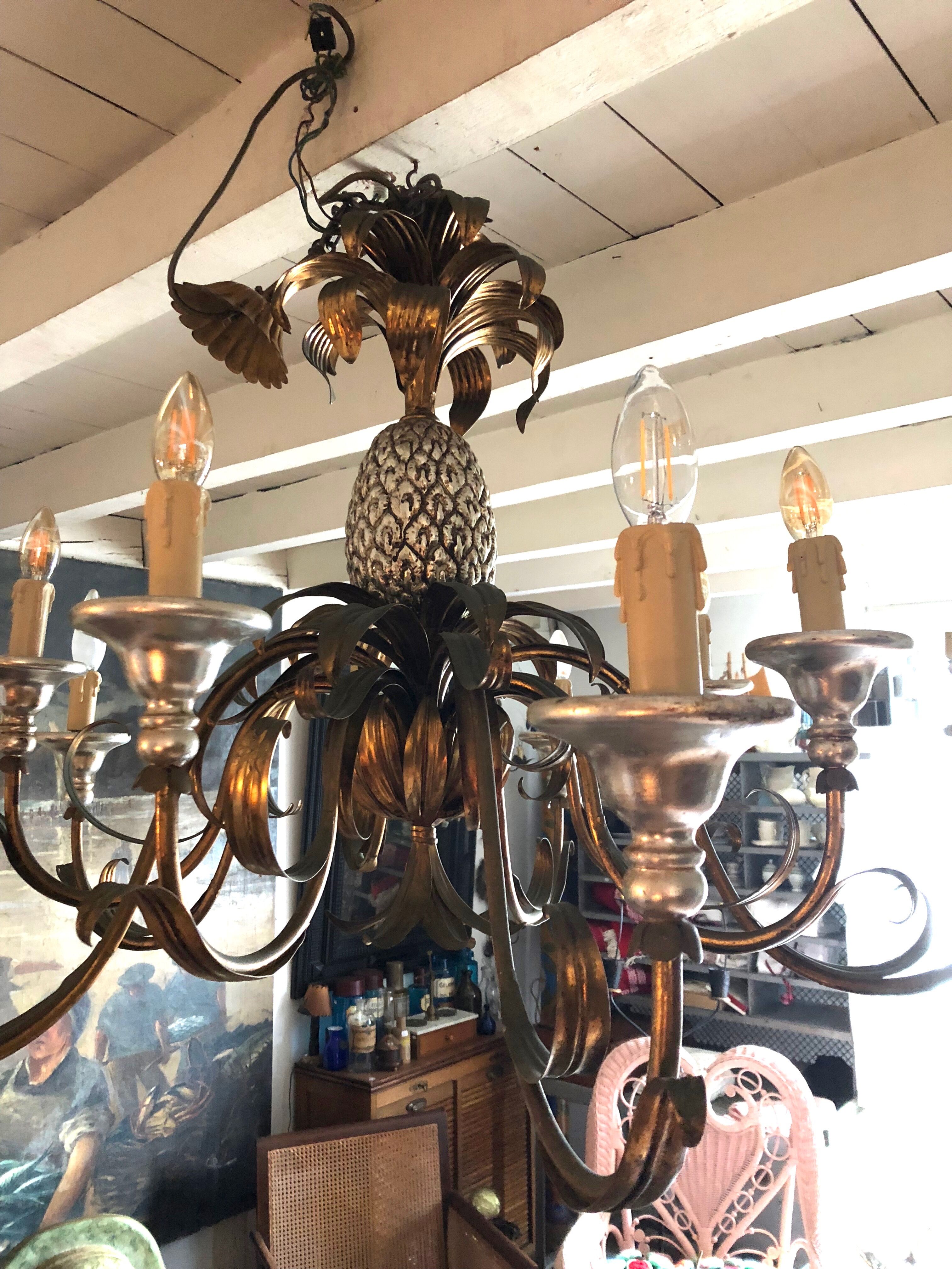 Pineapple chandelier