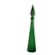 "Bumpy" green Italian glass carafe