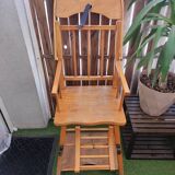 Vintage wooden high chair