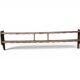 Large antique wall shelf in carved oak
