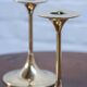 2x Brass Candle Holder by Max Brüel for Torben Ørskov, 1960s Denmark