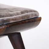 Pair of Art Deco Beech Stools, Original Preserved Condition, Czech, 1920s