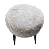 Rug year 60 white stool
