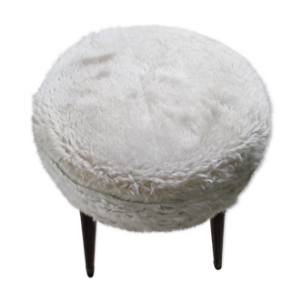 Rug year 60 white stool