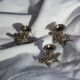 Set of candle holders palm-tortoise style