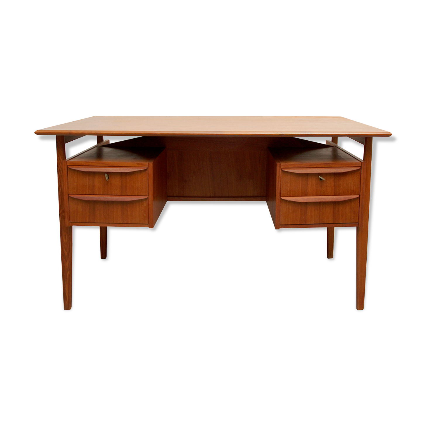 1960s desk in teak, Tibergaard Denmark