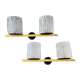 Pair of Arlus wall lamps in Murano glass vintage