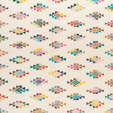 Kilim berbere avec motifs colores 150 x 100 cm