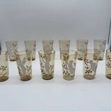 12 enamelled glasses, Mary Gregory, USA, 19th century