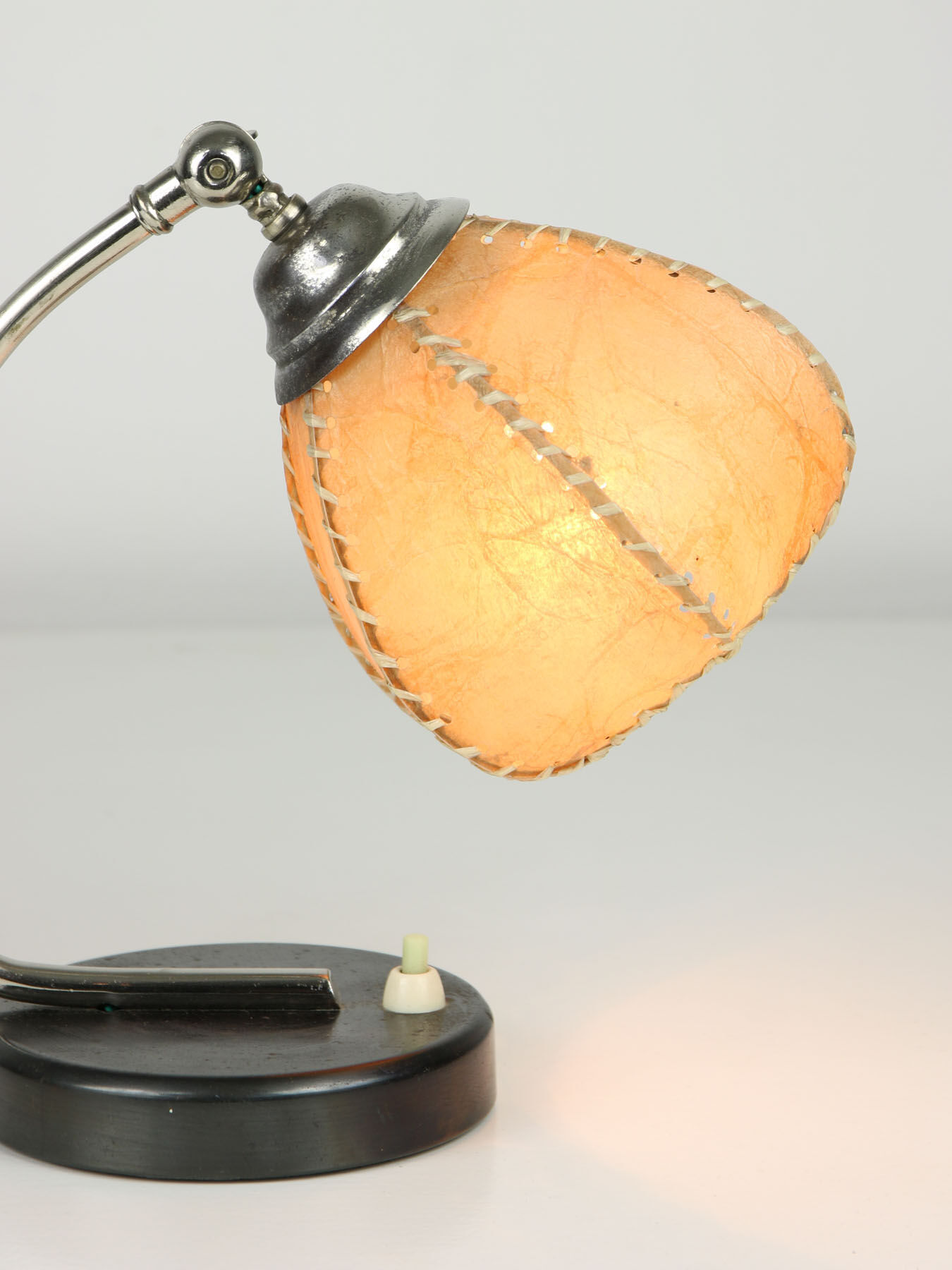 Vintage parchement table lamp