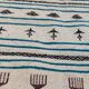 Kilim handmade white carpet in natural wool