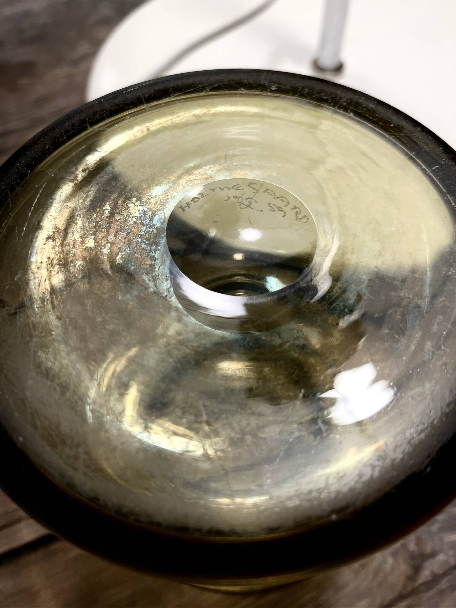 Vase signed Holmegaard
