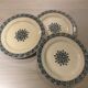 Set of 3 flat plates terre de fer salins