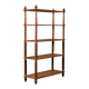 Bibliothèque en bois tourné