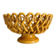 Openwork bowl Pichon Uzès in ochre earthenware
