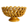 Openwork bowl Pichon Uzès in ochre earthenware