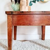 Old wooden coffee table