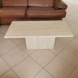 Table basse travertin