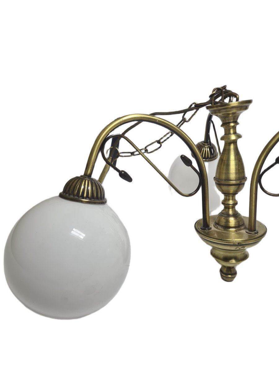 Vintage Art Nouveau chandelier, Poland, 1970s