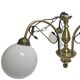 Vintage Art Nouveau chandelier, Poland, 1970s