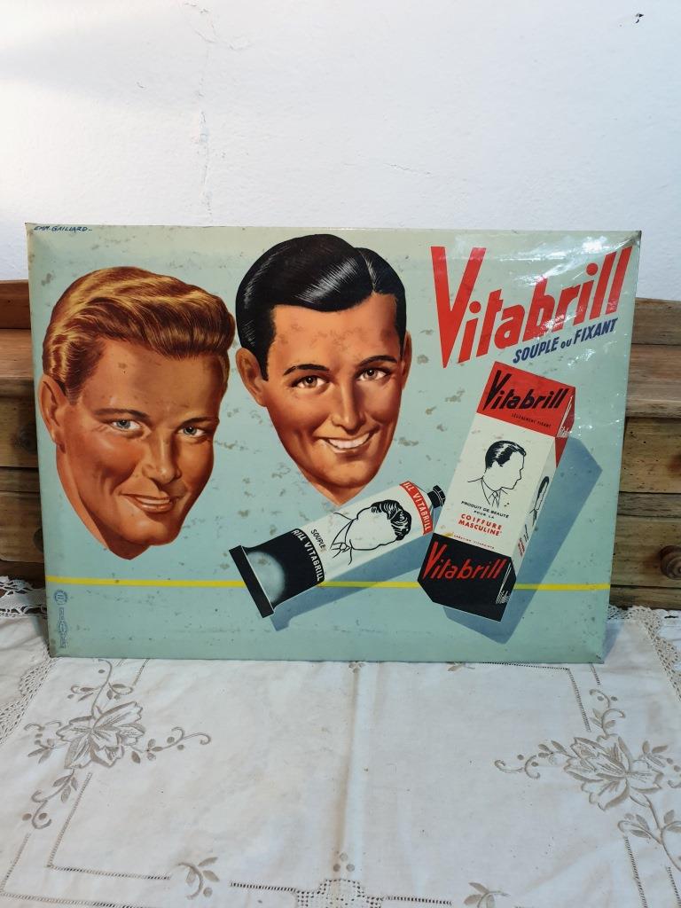Plaque publicité Vitabrill