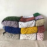 Crochet granny blanket