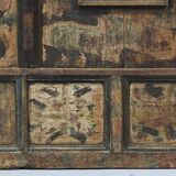 Painted Folk Art Bridal Cupboard