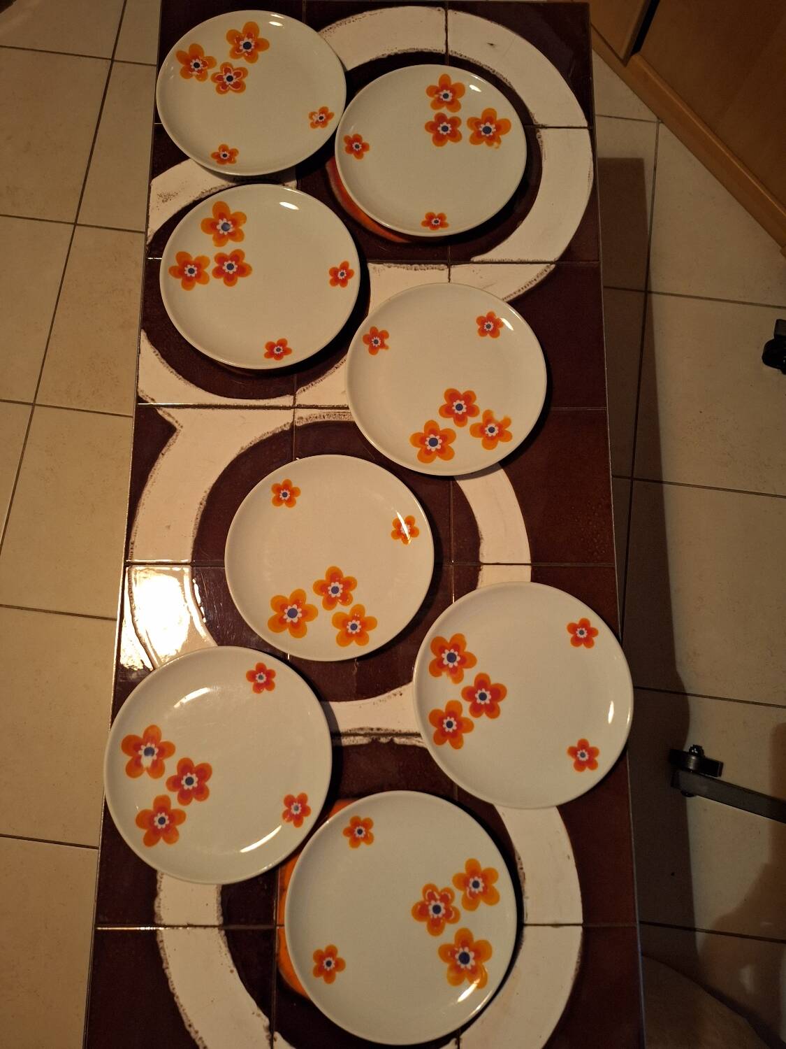 Dessert plates from Chauvigny 1970