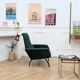 Vintage green modernist armchair