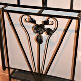 Wrought iron coat rack