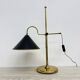 Mid-century adjustable brass desk lamp, 1970s