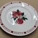 Lot of 7 flat plates in earthenware "Sarreguemines & Digoin", model SAVERNE.