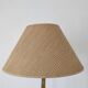 Golden tripod glass tablet lamp