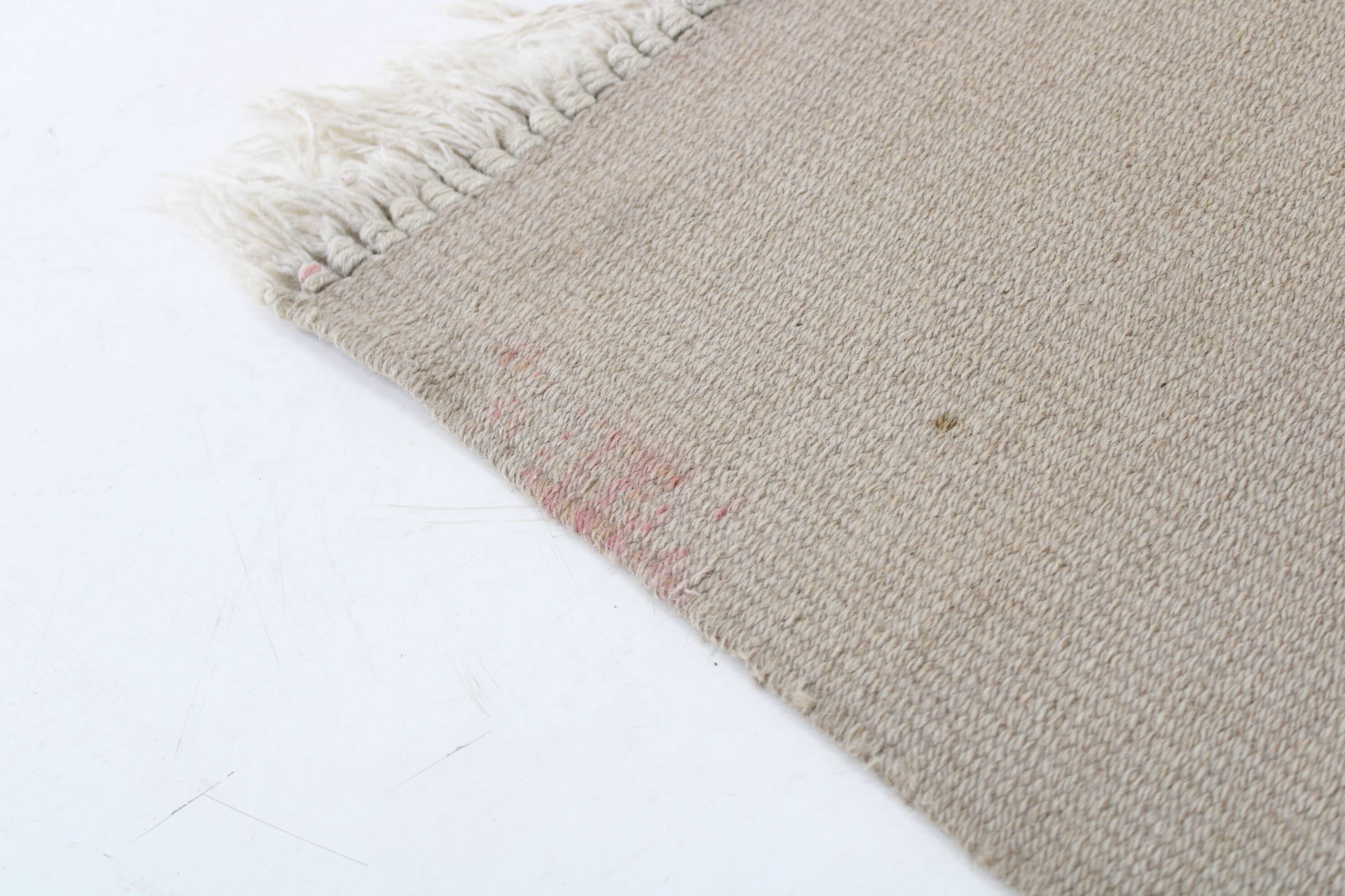 1960s Wool Abstract Rug, Czechoslovakia