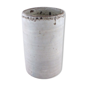 Vase nuanced white roll 1960