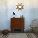 Vintage chest of drawers 1950 feet spindles Scandinavian look