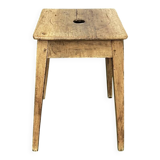 Old rustic wooden stool – handcrafted