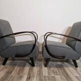 Armchairs by Jindrich Halabala, 1940s, Set of 2