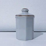 Condiment pot, flower in sizzles with lid