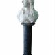 Marble bust of a woman, 20th century