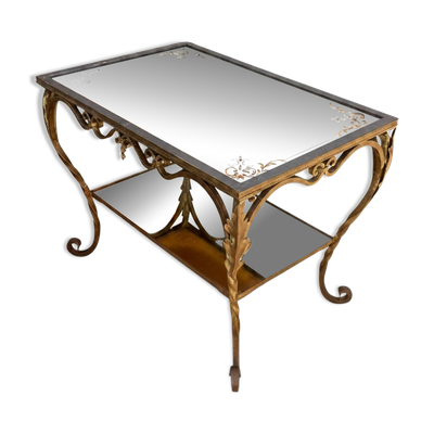 Table basse à miroirs, vers 1920